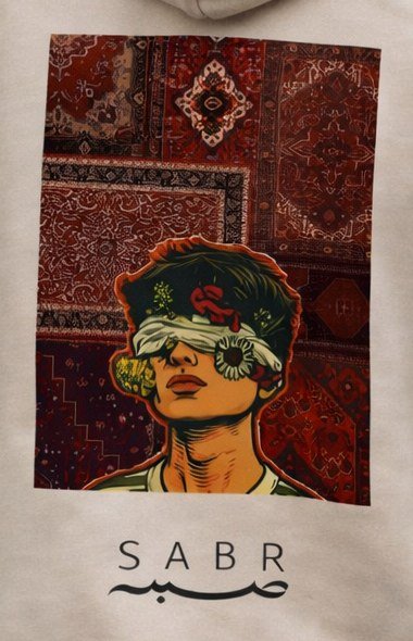 The print on the Sabr Art Hoodie