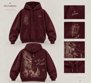 Shehar Hoodie - Maroon